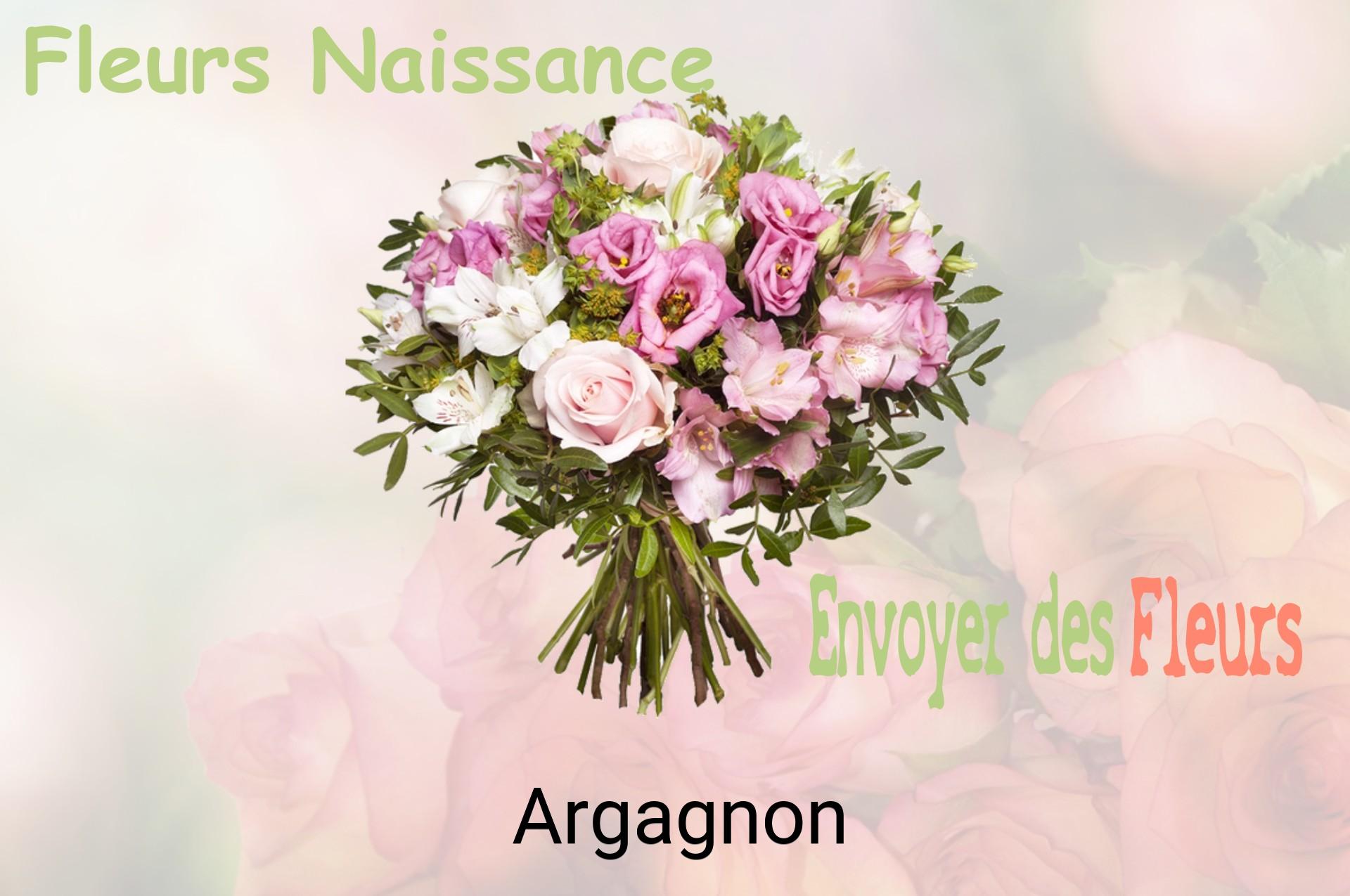 Bouquet de fleurs de naissance livré à Argagnon